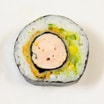F8. Big Tempura Tuna Futomaki (6 stk.)